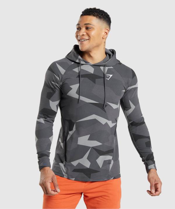 Panske Mikiny S Kapucňou Gymshark Critical Čierne | AL8249673